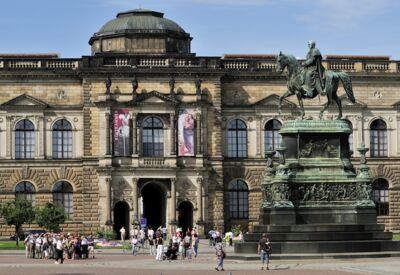 Die Sempergalerie in Dresden